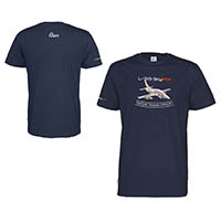 Pánské šedé a modré triko